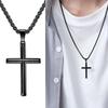 Ожерелье с распятием для женщин и мужчин, гипоаллергенное, титановая сталь, религиозная цепочка на шею, удобная для ношения, ювелирные изделия веры
