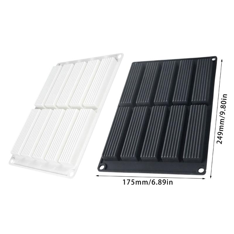 Vertical Stripes Silicone Molds Nonstick Mousses Cake Molds Cake Decorating Tool for Truffles Cheesecakes Easy to Clean