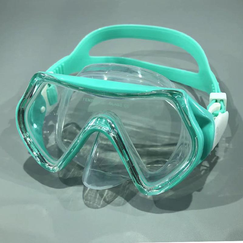 Children's Silicone/Tempered Glass Diving Mask