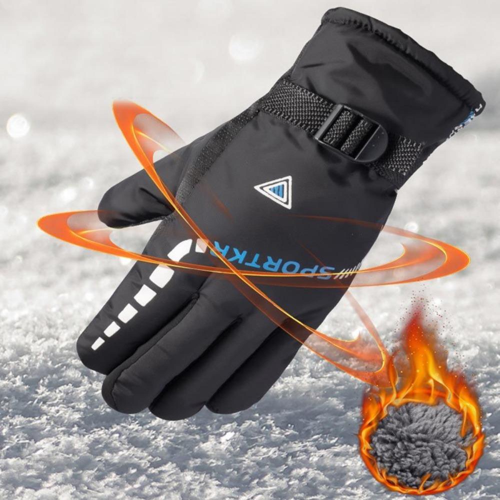 Soft Waterproof Thermal Camping Gloves Outdoor Gloves Warm Skin-friendly