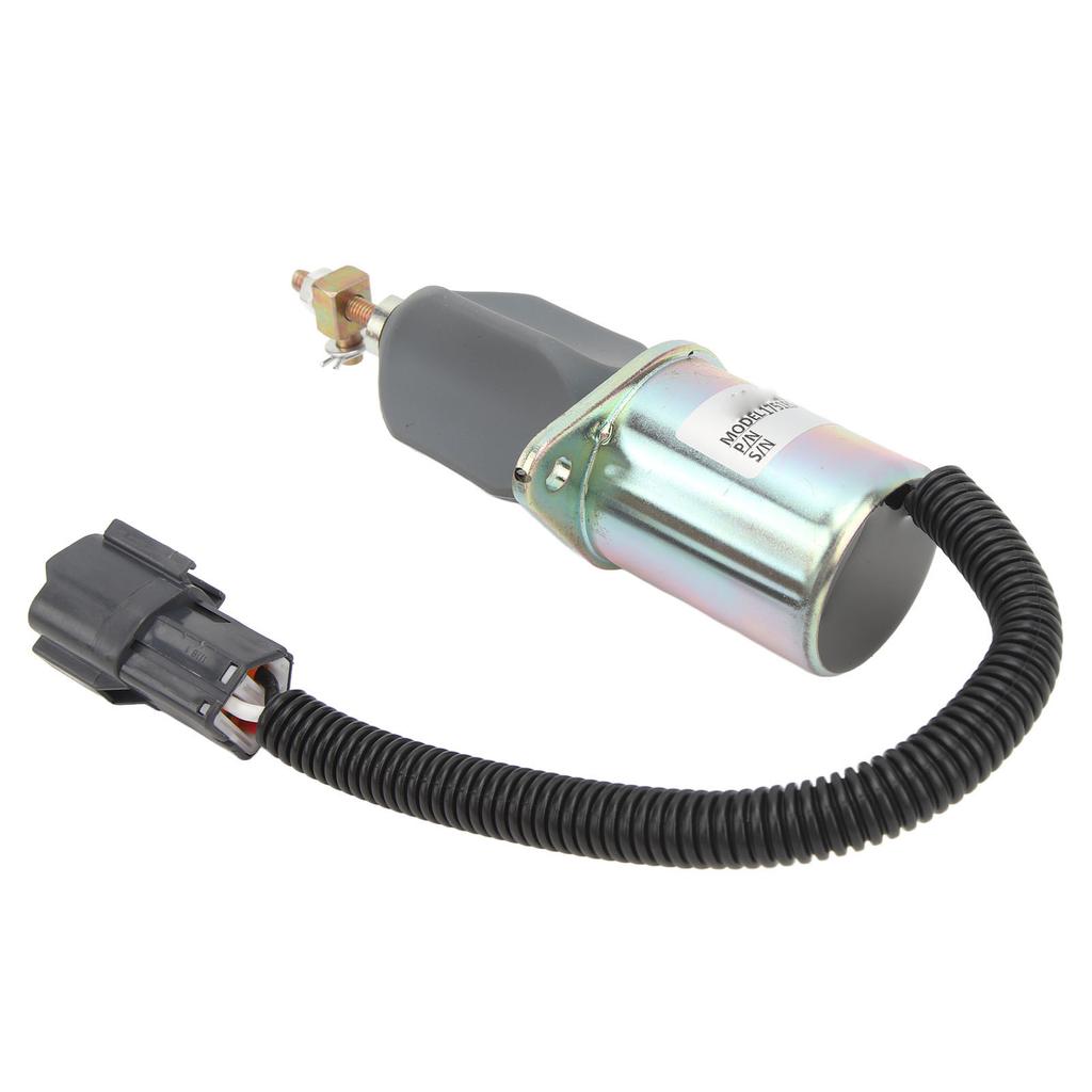 Fuel Shut Off Solenoid 1751ES‑12A3UC12B1S Engine Fuel Stop Solenoid for Marine Engines DC12V