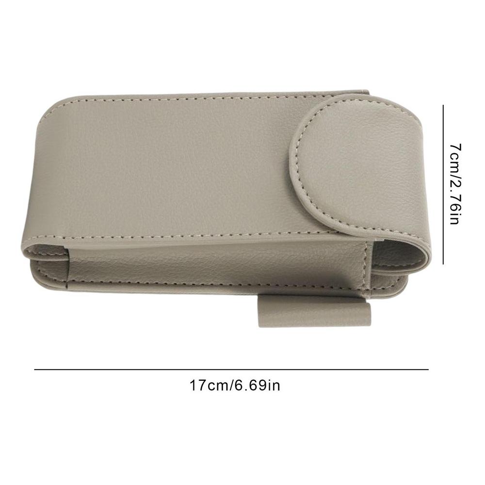 Автомобильный солнцезащитный козырек, держатель для солнцезащитных очков, кожаный магнит, футляр для очков, вешалка для очков, карточек, билетов, коробка для хранения, салон автомобиля