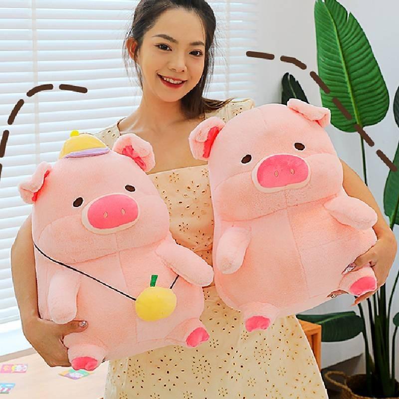 Очаровательный плюшевый рюкзак в виде свинки Лулу, милая кукла-мягкая игрушка, сладкая подушка для обнимания, подарок