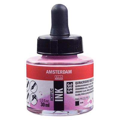 Флакон акриловых чернил Acrylic Ink Amsterdam 30 мл светло-розовый хинакридон