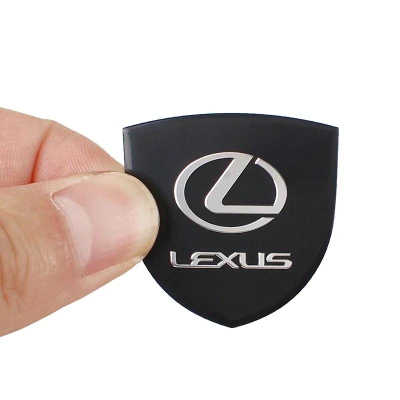 Aluminium Car Sticker Trunk Emblem Decorative Badge for Lexus RX NX GS IS200 IS250 CT200H GS300 NX300H RX400H NX200t ES250 GS350MK5