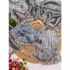 Премиальная коллекция сари с дизайнерской вышивкой зеркалом
