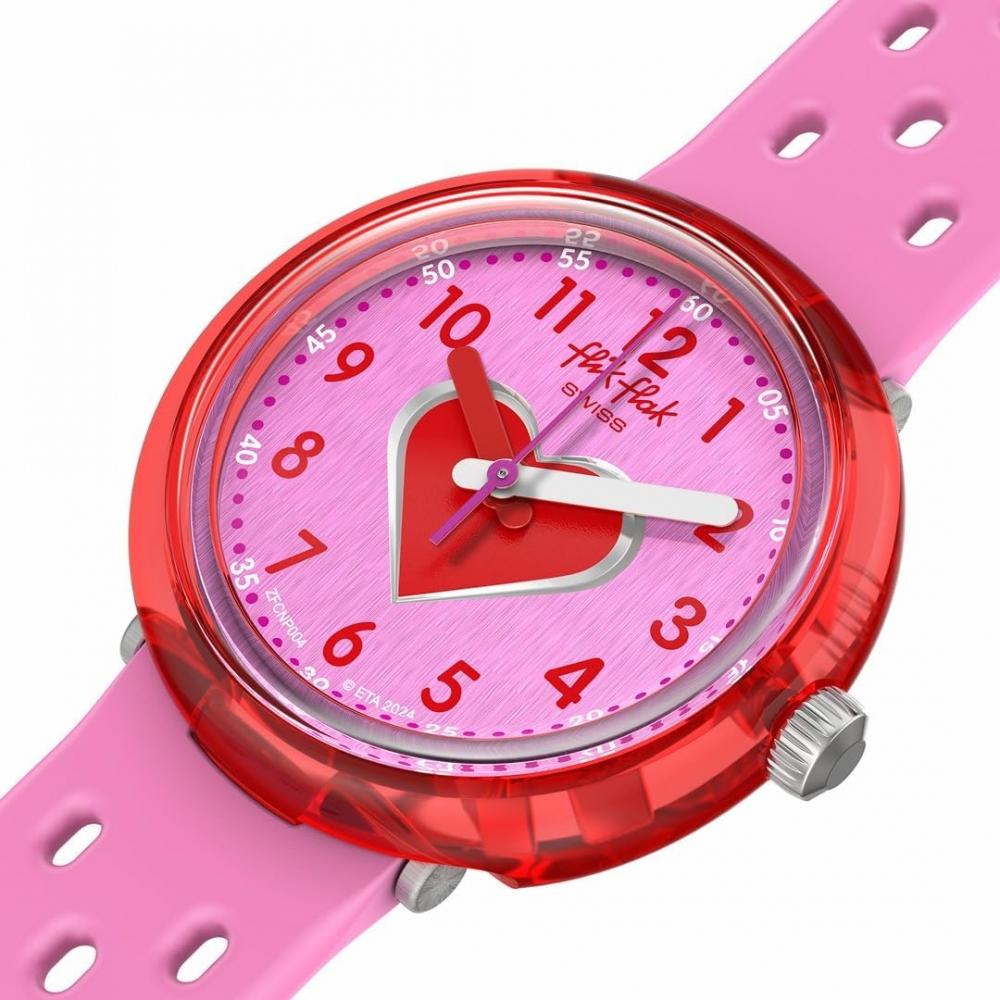 SWatch [flick Flack] Детские часы Fizz In pInk Fizz In pInk Fcnp004 Девочки pInk pInk
