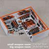 Armory MOC Набор Строительных Блоков Набор Мастерская Оружия Аксессуары для Хранения Военная Сцена Совместимый Завод Войны DIY Сборка Блоки Набор Игрушки Наборы