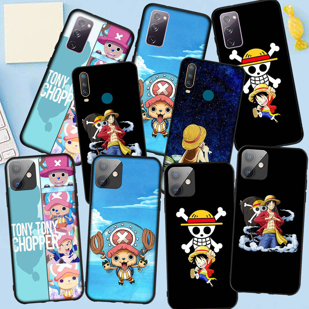 Чехол для телефона Samsung Galaxy S25 S24 S23 iPhone 16 15 Xiaomi Redmi Note 14 13 12 16E 8 X 11 Pro Max XR OPPO Moto Poster Luffy One Piece Tony Chopper