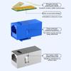 Соединитель Keystone Jack CAT7 CAT6A Cat6/5e, высокоскоростной экранированный Ethernet-соединитель 10 Гбит/с, вставка Keystone Jack RJ45 Female-Female