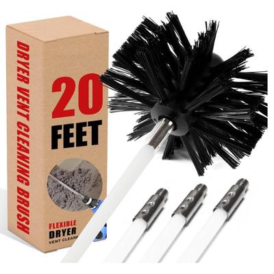 Набор инструментов для чистки дымохода и воздуховода сушилки 20 футов