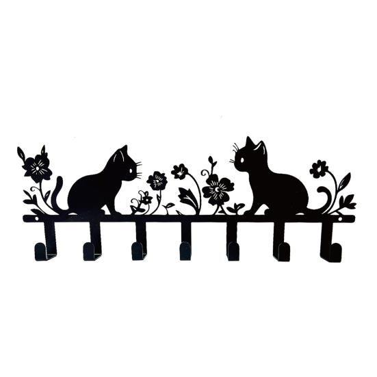 Decorative Hook Key Holder High Hardness Corrosion Resistant Simple Installation Multipurpose Clothes Rack Storage Hook