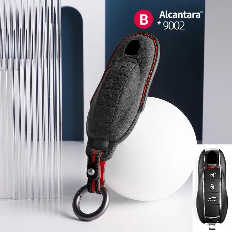 AABKR1 Car Key Bag Case Cover For Porsche Panamera Spyder Carrera Macan Cayman Cayenne 911 970 981 991 Car Key Cover Accessories