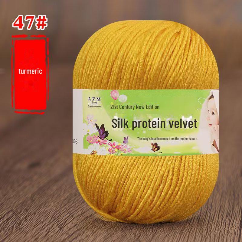 Детская пряжа из 6 нитей для ручной вязки свитеров, кукол, шарфов, тапочек.. Акриловый материал.