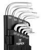 TS10-50 pentagonal wrenches, set of 9