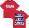 Singer Aitana Cuarto Azul Album Cover Graphic TShirt UNISEX Women Summer Cotton YK Clothing Oversize Round Neck Short Sleeved Tee