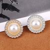 50PCS Shiny Pearl Buttons Vintage Sewing Button DIY Clothing Button  Clothing Sewing