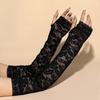 Driving Gloves Outdoor Sport Sunscreen Mesh Lace Arm Warmers Ice Silk Sleeves Sun Protection Cover