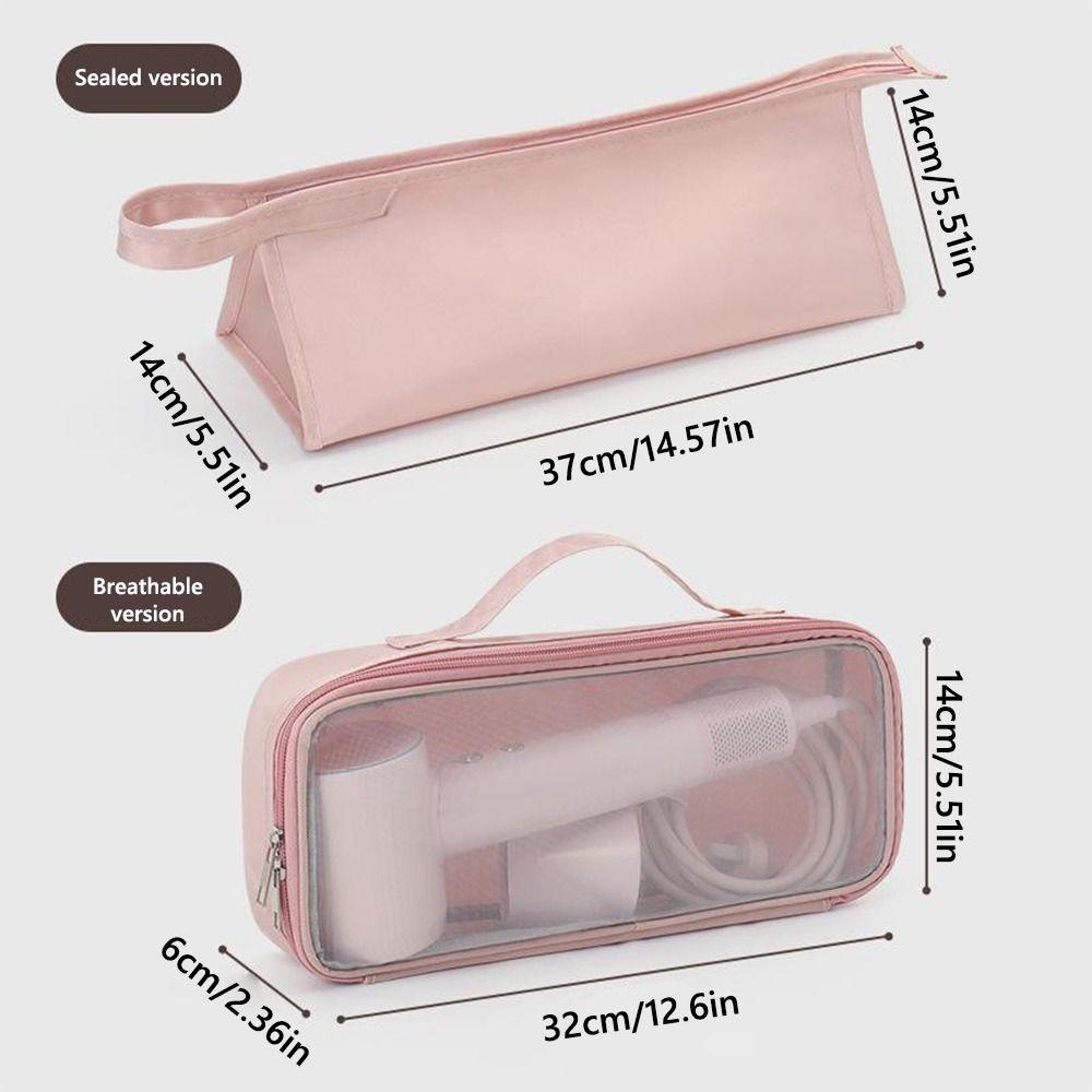 Waterproof Hair Dryer Bag Solid Color Carrying Case Portable Storage Bag  For Airwrap Styler