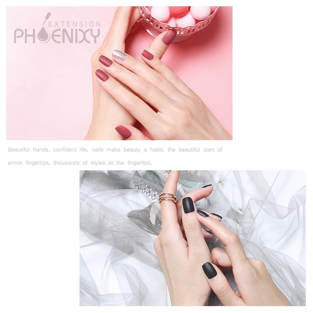 PHOENIXY Набор гель-лаков для ногтей 12/18/20/30/45 шт. Набор 8 мл Гибридный полупостоянный УФ-светодиодный набор для маникюра