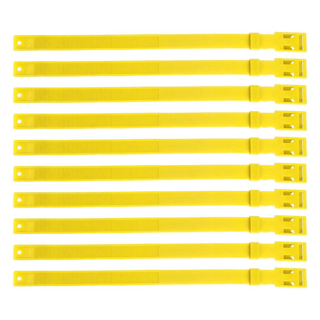 10Pcs Goat Collar PU 59cm Adjustable Livestock Collar for Farm Animal Cow Horse Sheep