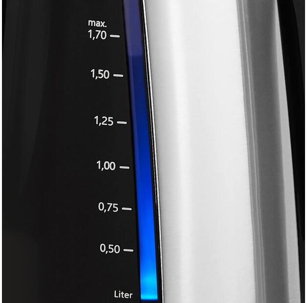 Kettle Melitta Look Aqua Black/stainless Steel