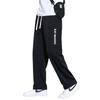 Ледяные брюки мужские летние новые тонкие повседневные свободные большого размера леггинсы спортивные брюки галифе