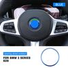 Accessories For BMW 3 Series G20 Steering Wheel Logo Badge Emblems, Ignition Console & Multimedia Knob Ring Decorative Sticker