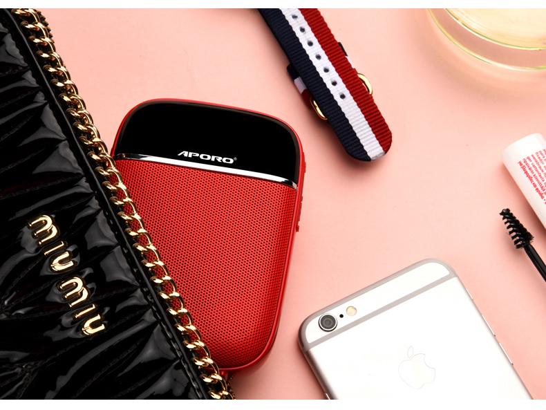 APORO T2UHF Bluetooth Мини-динамик на поясе и гарнитура для учителя