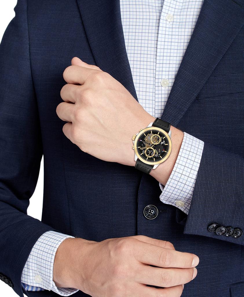 Часы Tommy Hilfiger Analogue Multifunction Quartz 1710474 Black [Movado Group] Мужские