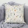 Tropical Flower Pattern Throw Pillow Cover With Short Plush Print For Living Room Sofa Decoration Cushion Cover Pillow Covers