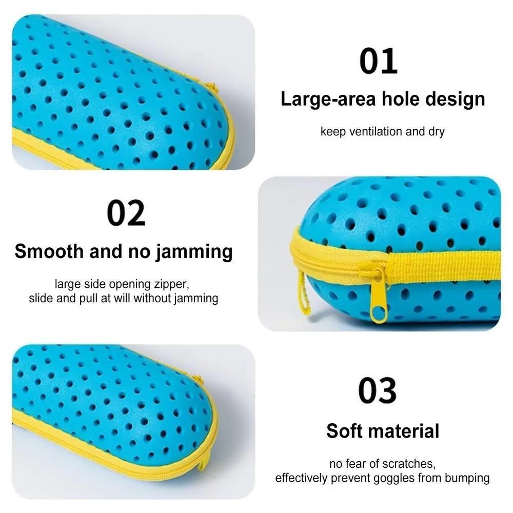Hollow Swim Goggles Case Anti-Fog Protective Glasses Storage Box Fashion Eyeglasses Holder  Travel