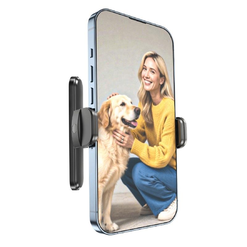 Gym Phone Mount Metal Base Magnetic Cellphone Mount For 4-7Inch Devices Secure 360 Rotation Phone Holder