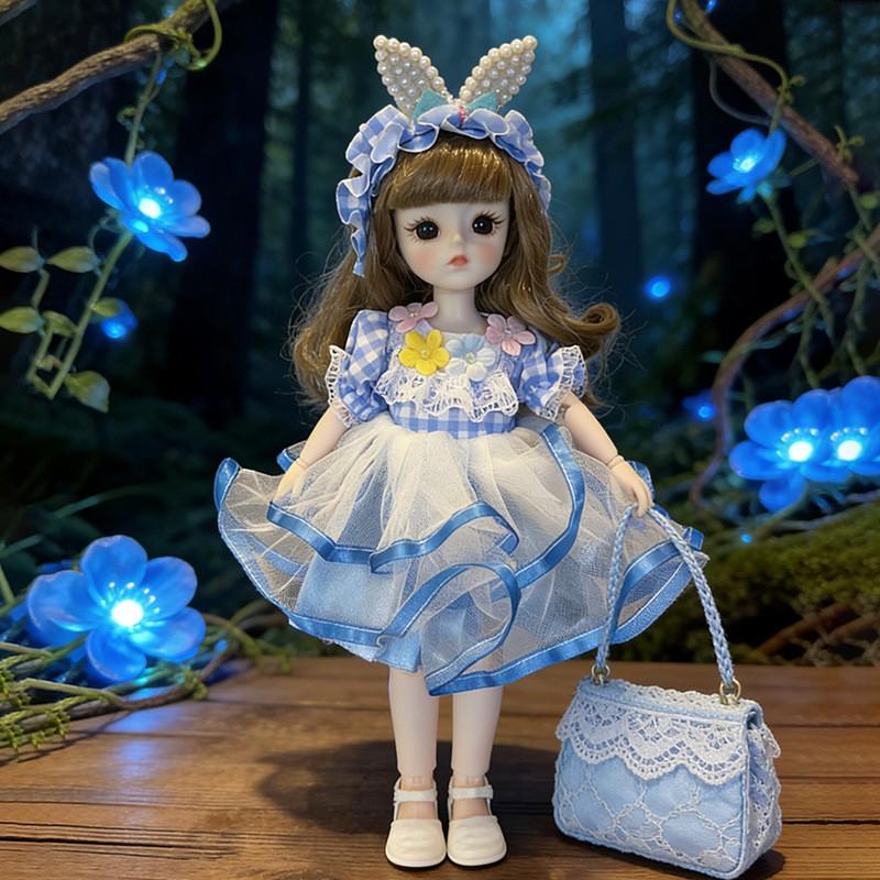Набор одежды для кук Лолита 30 см 6-точечные куклы BJD Только одежда Не плюшевая игрушка Для девочек Возраст 4-6 лет