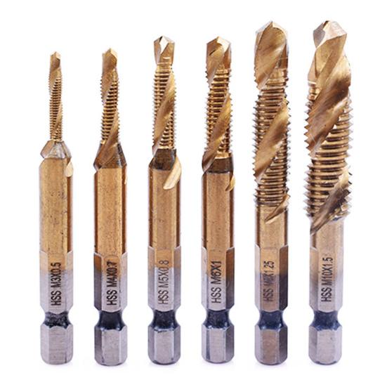 Сверла M3-M10 Широко используемые высокоэффективные высокоскоростные стальные спиральные сверла с шестигранным хвостовиком Электрическая дрель