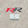 3D Metal RR Logo Car Rear Trunk Sticker Front Grille Badge Emblem Decal For Honda Accessories ako256