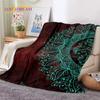 3D Mandala Yoga Flower Bohemia Meditation Nature Soft Flannel Blanket for Bed Bedroom Sofa Picnic,Throw Blanket Outdoors Leisure