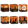 6pcs Halloween Candy Box Pumpkin Ghost Baking Cookies Gift Box Kids Favor Trick or Treat 2025 Happy Halloween Party Decoration