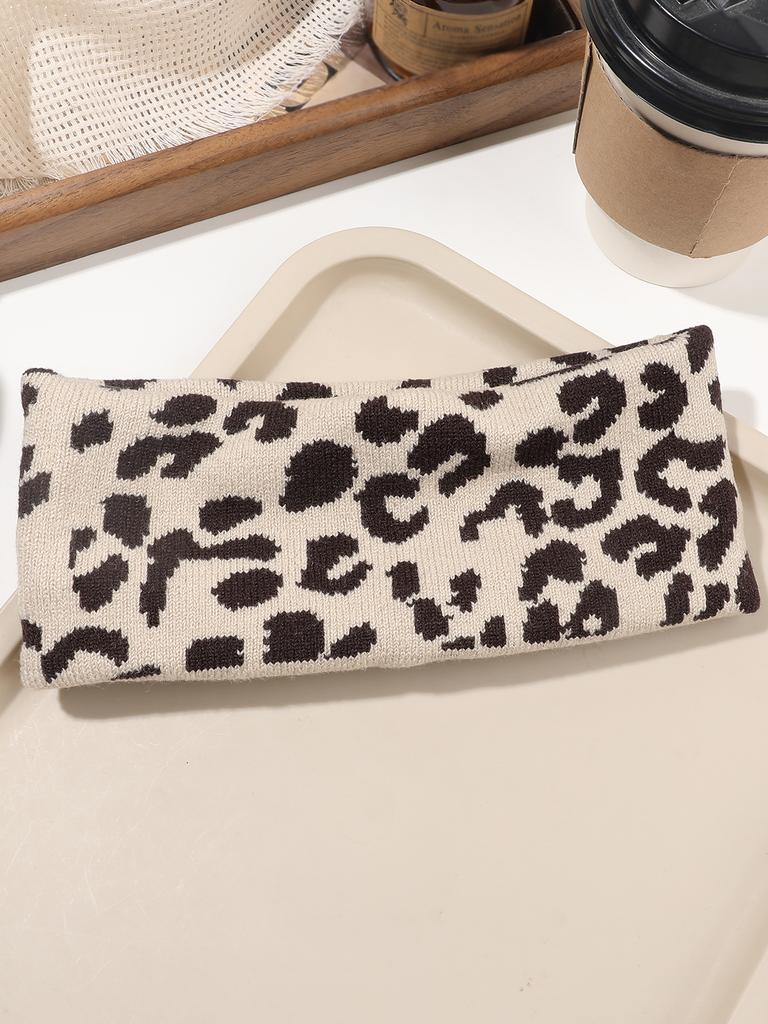 Leopard Print Accessories Yoga Hairband Hair Band Hair Bandeau Stretchy Elastic Gym Sports Fabric For Women Girls