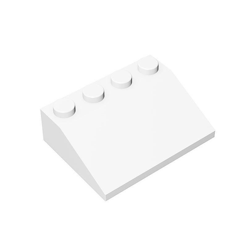 Нетоксичные 10 шт. 3297 3x4 Наклонный 4 точки Строительные блоки Аксессуары Moc Совместимые с Кирпичным Конструктором Детские Игрушки Подарочная Коробка