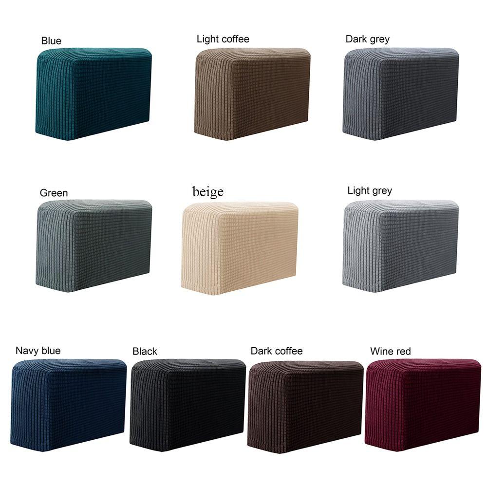 2PCS High Quality Furniture Stretchy Home & Living Couch Arm Protector Sofa Cover Armrest Covers