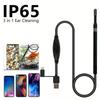5.5mm 3 In 1 2m Ear Cleaner Camera for Android PC 6 LEDs HD Endoscope Camera with Children's/Adult Ear Spoons and Fixed Set
