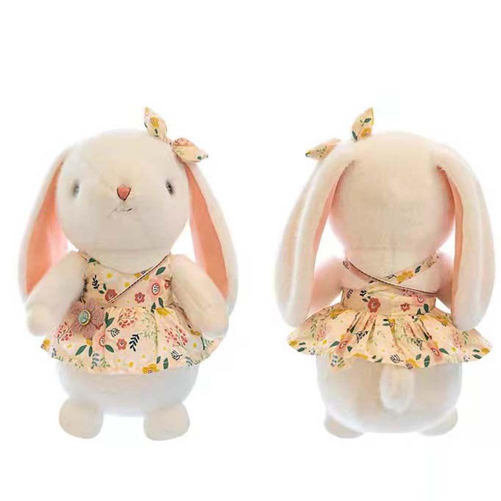 Soft Plush Floral Skirt Long Ears Rabbit Doll Rabbit Plush Toy Bunny Plush Doll Rabbit Stuffed Doll