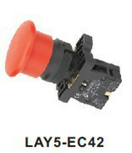 Mushroom Head Emergency Stop Switch ZB2/XB2 542/545 Rotary Reset Elevator Button BE102