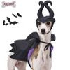 Pet Halloween Cloak Hat Witch Suit Cat Dog Transformer Costume Christmas Dress Up Pet Clothes