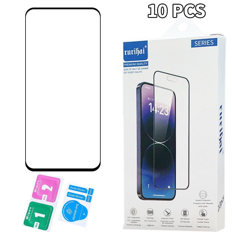 RURIHAI 10Pcs For Oppo A60 4G Screen Protector Shatterproof High Aluminum-Silicon Glass Film Bubble Free