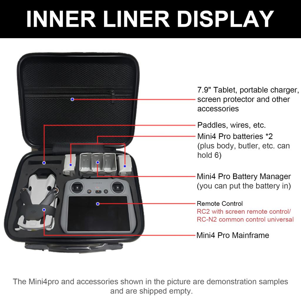 Водонепроницаемый ящик для хранения, взрывозащищенная сумка для хранения, безопасный чехол для 4Pro, чехол для переноски в полете, подходит для фотографии