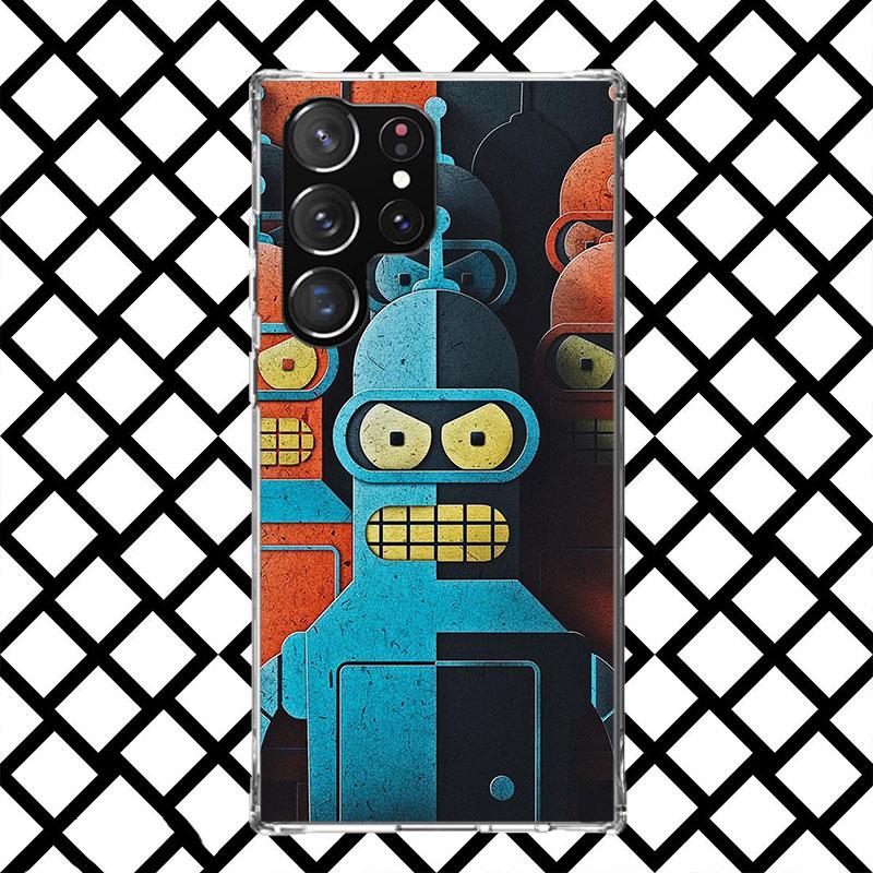 Cartoon F-Futuramas Phone Case for Samsung Galaxy S26 S25 Edge S24 S23 Ultra S22 Plus S21 FE S20 + Soft Cover Print Fundas Galax