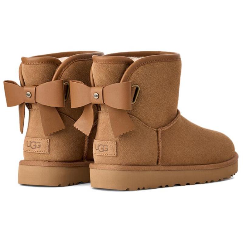 UGG Классические женские зимние ботинки Bailey, кроссовки цвета каштана 1174494-CHE