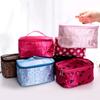 Fashion Leather Squar Portable Beauty Women's Makeup Bag Cosmetic Organizer Storage Wash Bag